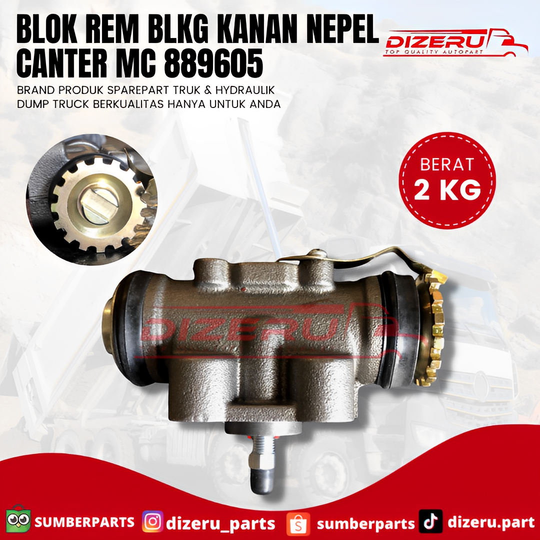 Blok Rem Blkg Kanan Nepel Canter MC 889605